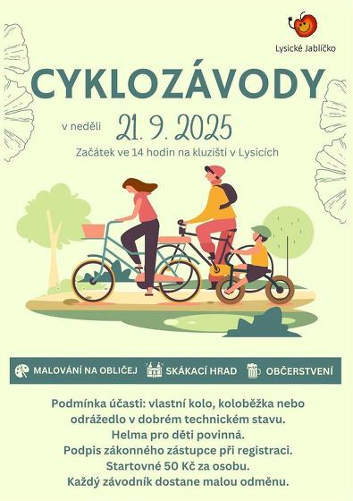 Plakát události Cyklozávody, Lysice