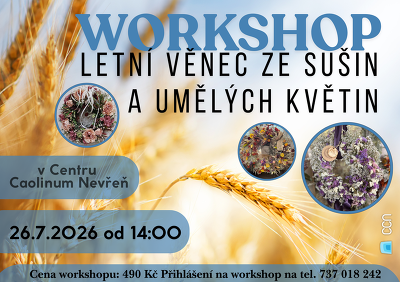 Plakát události Workshop letní věnec ze sušin