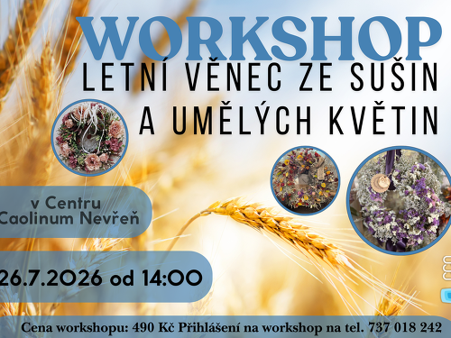 Plakát události Workshop letní věnec ze sušin