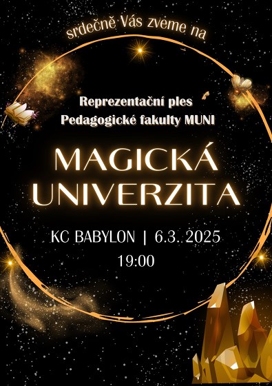 Plakát události Reprezentační ples Pedagogické fakulty MUNI
