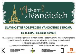 1. Adventní pátek - Slavnostní rozsvěcení vánočního stromu 2025