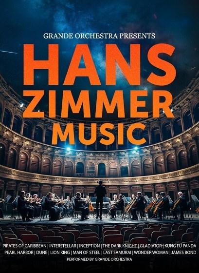Plakát události Koncert filmové hudby Hanse Zimmera