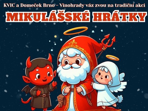 Plakát události Mikulášské hrátky s čerty a andílky