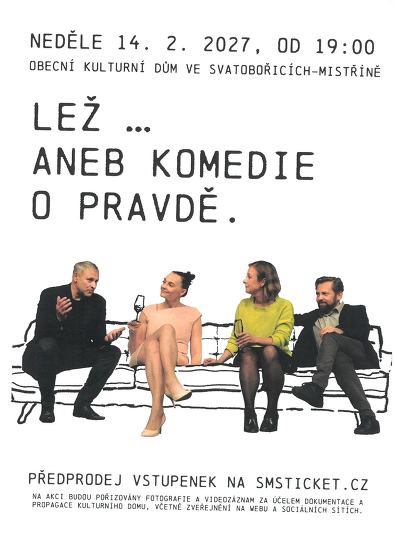 Plakát události Lež aneb komedie o pravdě