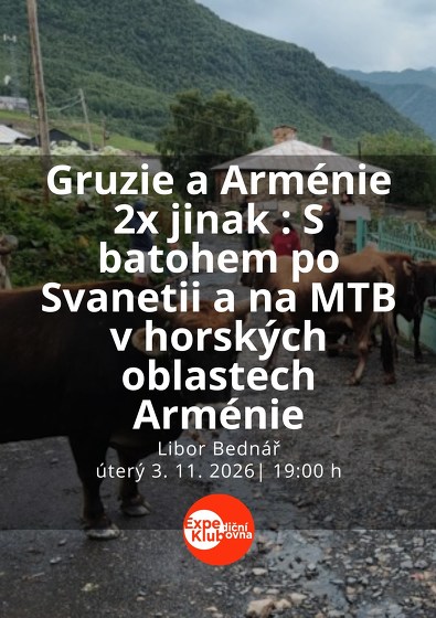 Plakát události Gruzie a Arménie 2x jinak