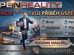 OPENREALITY & partners s.r.o. nabízí práci na pozici Realtní makléř / makléřka v obci Kuřim