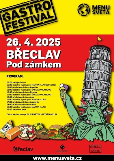 Plakát události Gastrofestival MENU SVĚTA