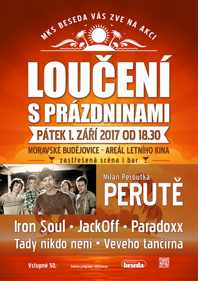 Plakát události Loučení s prázdninami