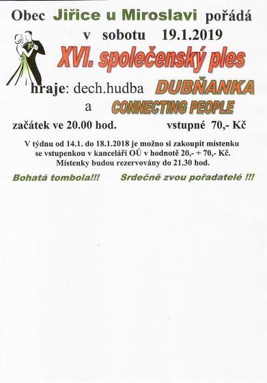 Plakát události XVI. společenský ples