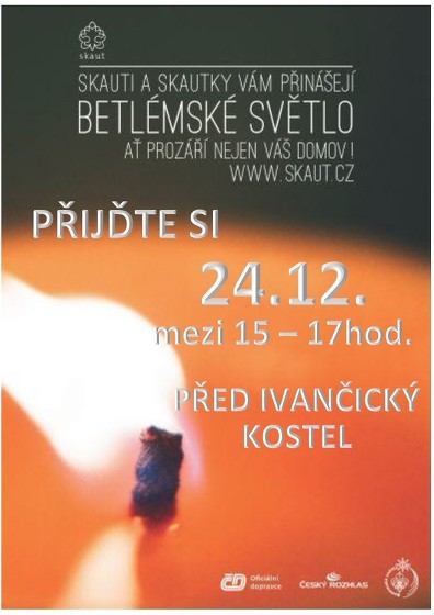 Plakát události Betlémské světlo