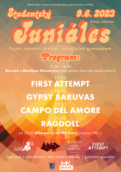 Plakát události Studentský Juniáles Kyjov 2023