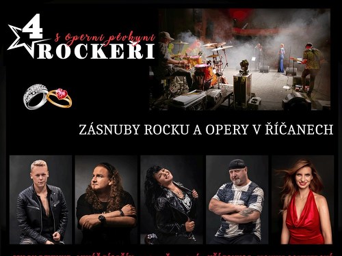Plakát události 4 ROCKEŘI s operní pěvkyní