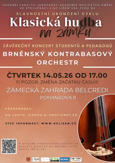 Plakát události Klasická hudba na zámku - Slavnostní závěrečný koncert