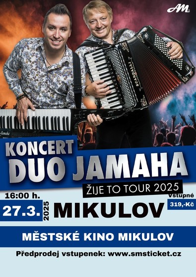 Plakát události Koncert DUO JAMAHA Mikulov