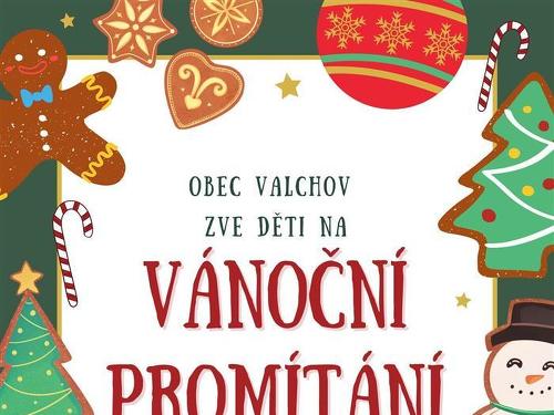 Plakát události Vánoční promítání, Valchov