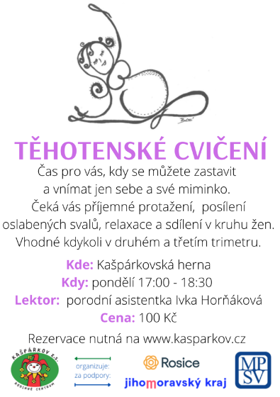 Plakát události Těhotenské cvičení v Rosicích