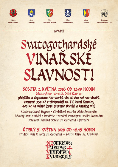 Plakát události Svatogothardské vinařské slavnosti