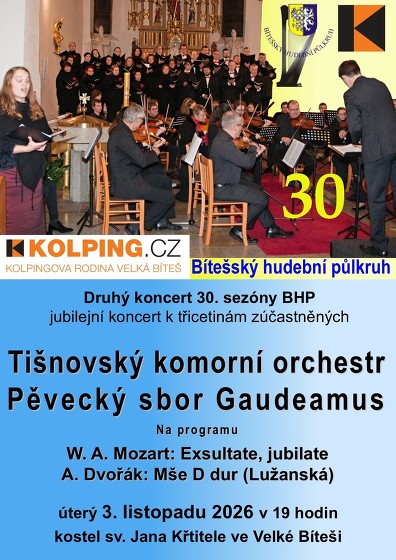 Plakát události koncert TiKO a Gaudeamus
