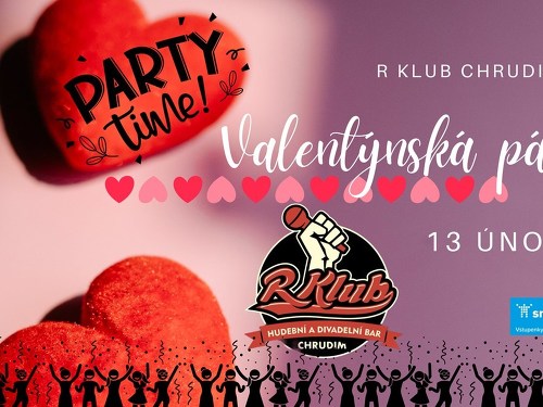 Plakát události Valentýnská párty - Chrudim