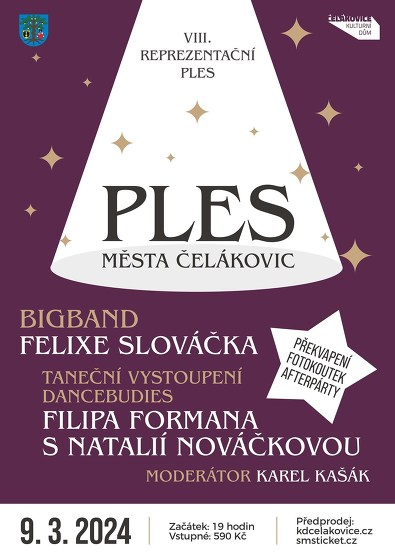 Plakát události VIII. Reprezentační ples města Čelákovic