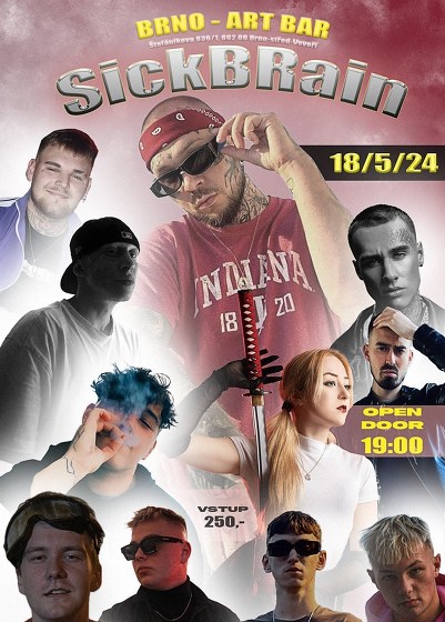 Plakát události SICKBRAIN - Brno
