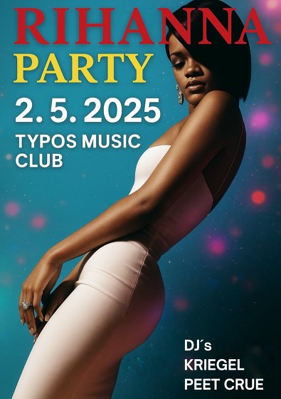 Plakát události Rihanna Party