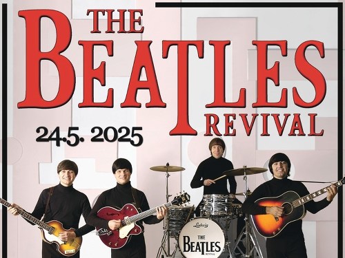Plakát události Beatles Revival + Karel Kahovec + Vzpomínka na Petra Nováka
