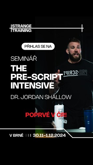 Plakát události The Pre-Script Intensive - Dr. Jordan Shallow