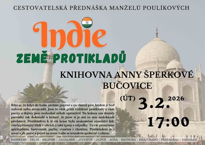 Plakát události Indie - země protikladů
