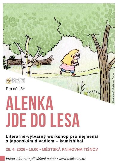 Plakát události Alenka jde do lesa