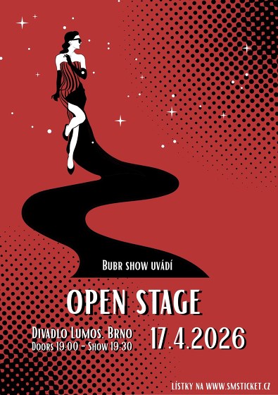 Plakát události BUBR show presents: Open Stage
