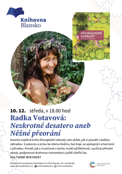 Plakát události Radka Votavová: Nezkrotné desatero aneb Něžné přeorání