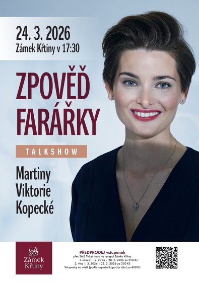 Plakát události Martina Viktorie Kopecká - Zpověď farářky
