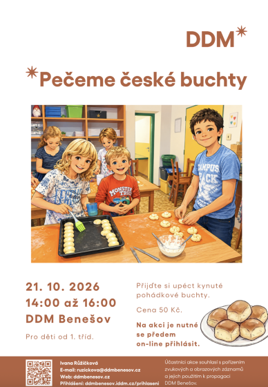 Plakát události Pečeme české buchty