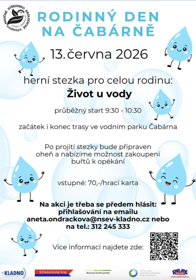 Plakát události Rodinný den na Čabárně