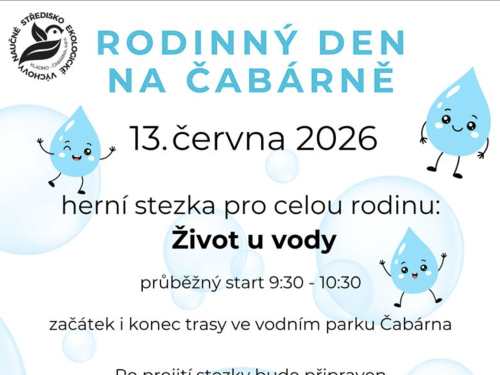 Plakát události Rodinný den na Čabárně