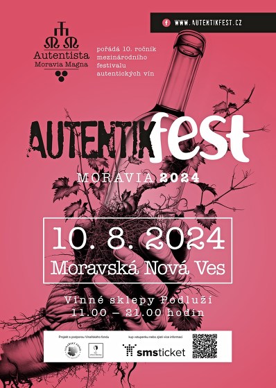 Plakát události AutentikFest Moravia 2024