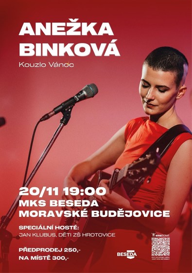 Plakát události Anežka Binková: Kouzlo Vánoc