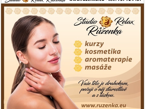 Kosmetické a masérské služby - Studio Relax - Růženka