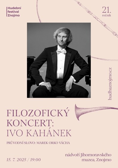 Plakát události Filozofický koncert: IVO KAHÁNEK