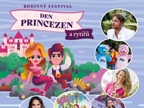 Plakát události Den princezen a rytířů - Zámek Karlova Koruna