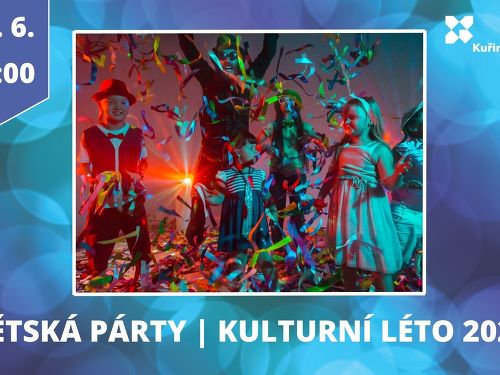 Plakát události Dětská party na zámku
