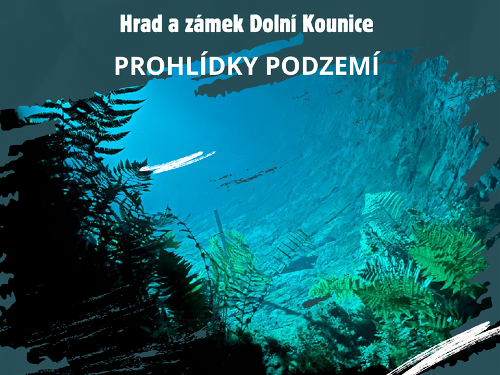 Plakát události Prohlídky podzemí hradu v Dolních Kounicích - víkend 9.11.a 10.11.2024