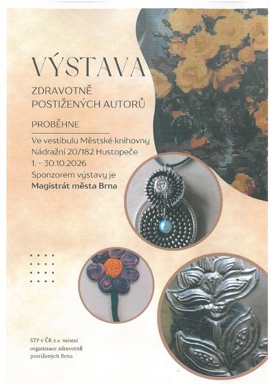 Plakát události Výstava zdravotně postižených autorů