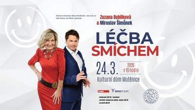 Plakát události Léčba smíchem - Zuzana Bubílková a Miroslav Šimůnek