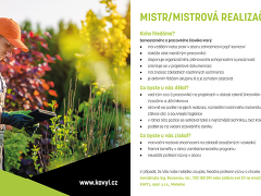 KAVYL spol. s r.o. nabízí práci na pozici MISTR / MISTROVÁ - pěstební péče o zeleň v obci Brno