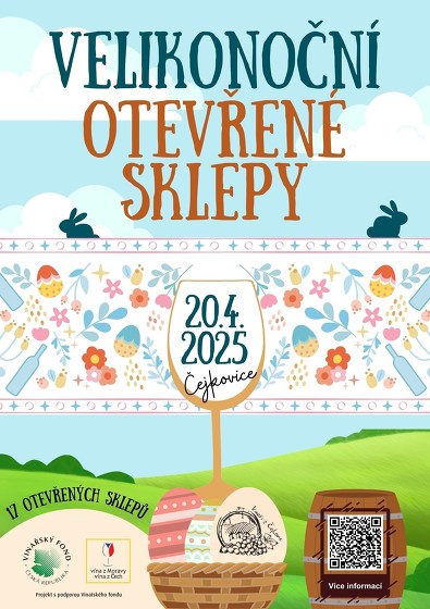 Plakát události Velikonoční otevřené sklepy 2025