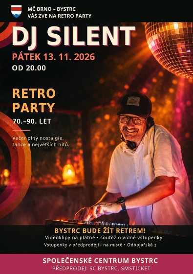 Plakát události DJ Silent - Retro party