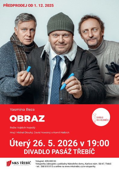 Plakát události Obraz - Divadlo Na Fidlovačce Praha