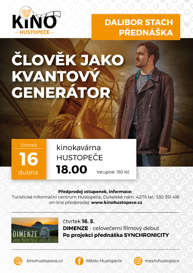 Plakát události Člověk jako kvantový generátor